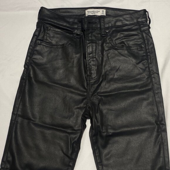 Abercrombie & Fitch Faux Patent Leather Pants - Picture 3 of 3